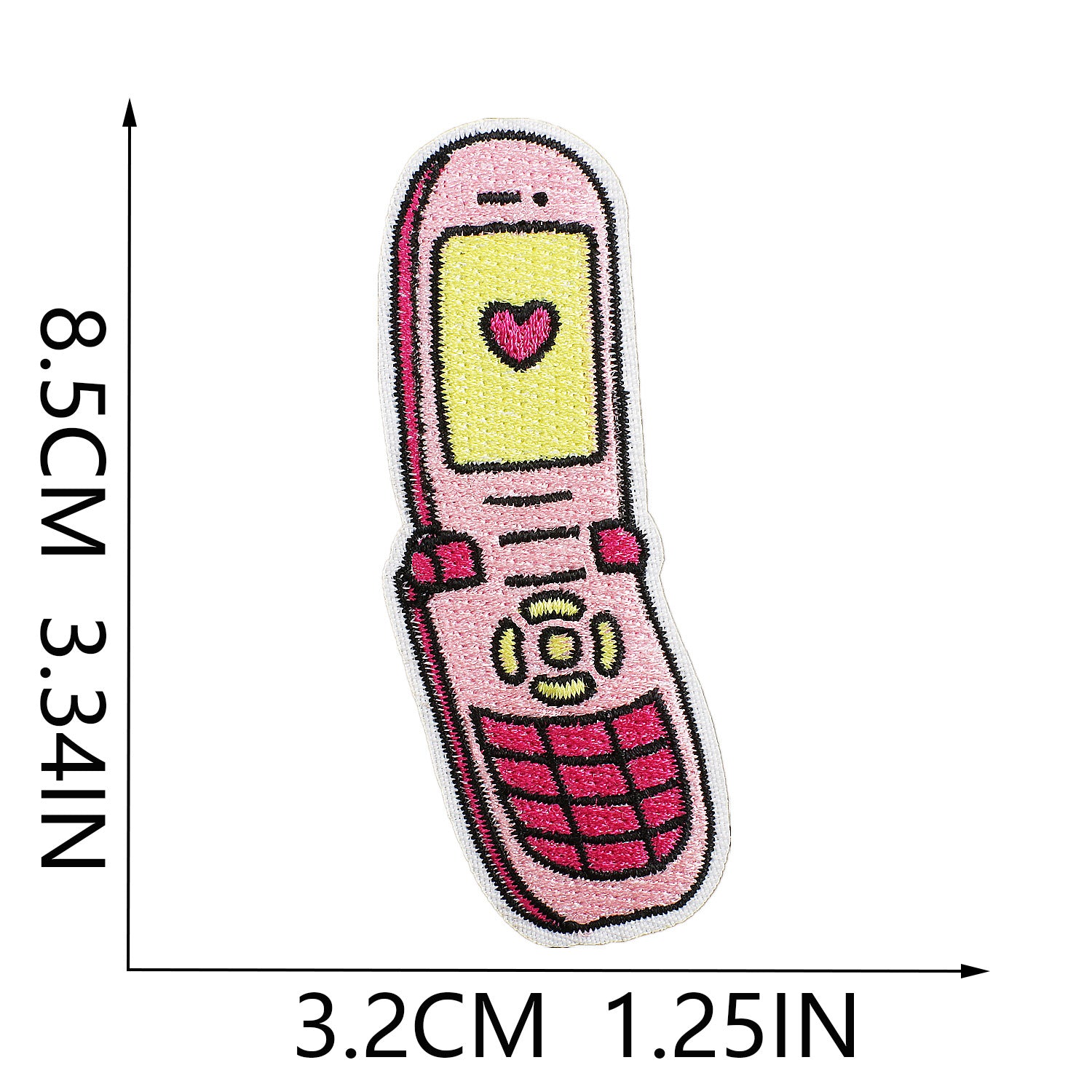 Wholesale Embroidered cloth patch pink girl disco super running high heels patch